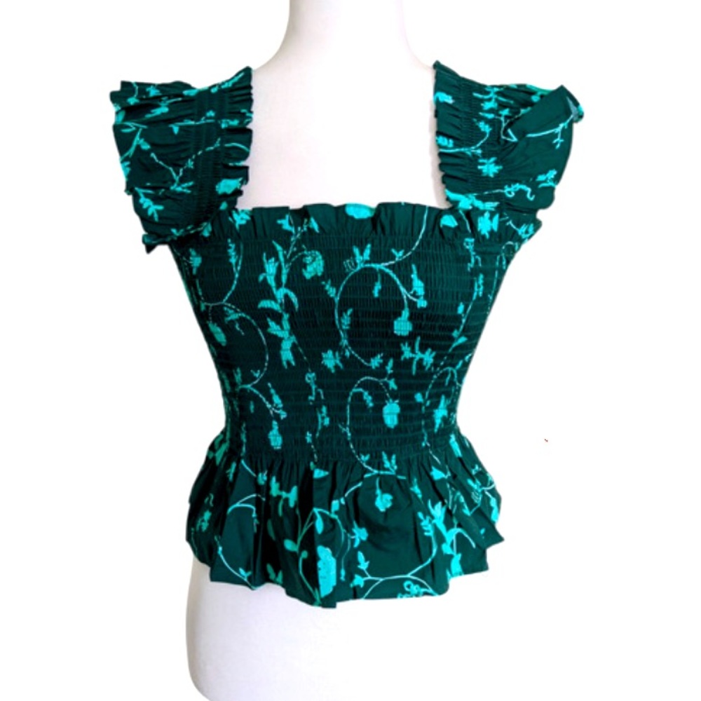 Hill House Emerald Paz Top NWT